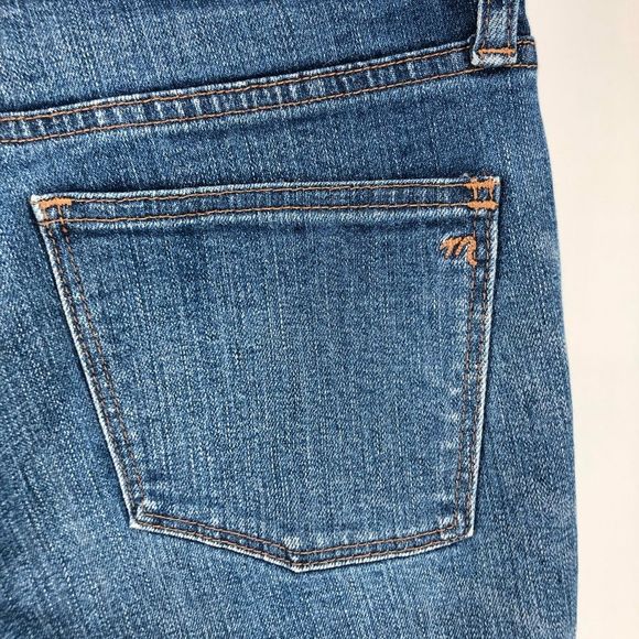 Madewell Jeans 9” High Rise Skinny Crop Jeans in Bruce Wash Distressed size 26 - Picture 6 of 13